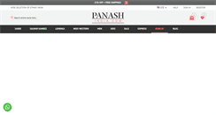 Desktop Screenshot of panashindia.com